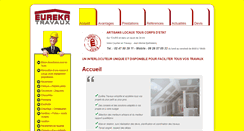 Desktop Screenshot of eureka-travaux.fr