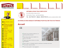 Tablet Screenshot of eureka-travaux.fr